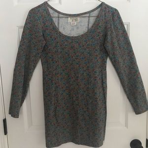 Billa Bong gray patterned shirt - Size L